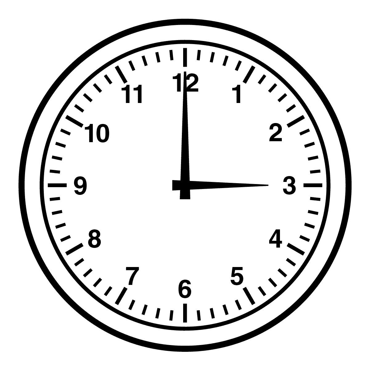 Blank Clock Clipart