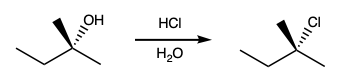 a chemical eauation showing the production of an insoluble silver salt and an ethyl ether from a generic chlorine or bromoine containing halohydrocarbon reacting with ethanol in the presence of silver nitrate.