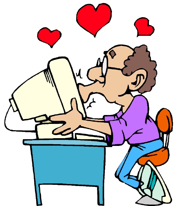 frustrated computer user clipart