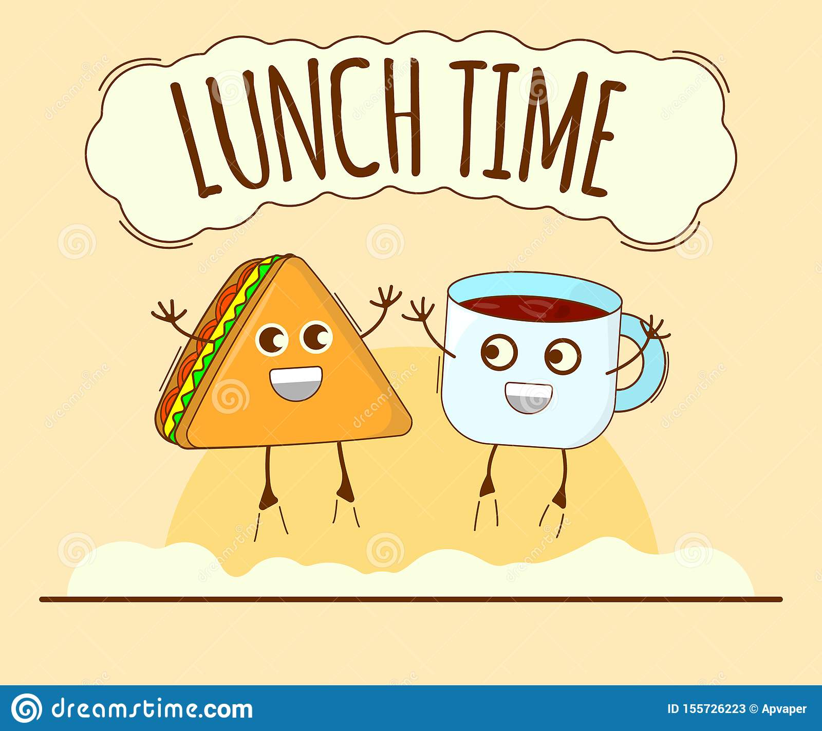 lunch break animation