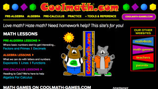 Cool Math - free online cool math lessons, cool math games & apps, fun math  activities, pre-algebra, algebra, precalculus
