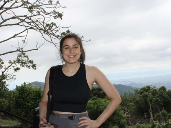 Student Lauren at La Calandria field station on the 2024 Costa Rica trip. She has since been accepted into the Peace Corps.