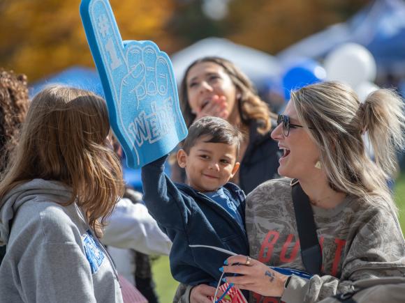 alumni at homecoming