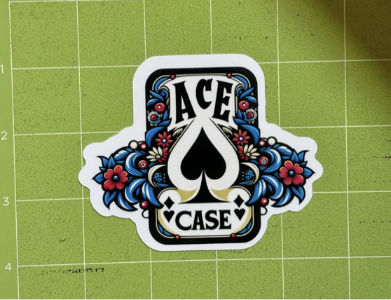 ace case cricut sticker