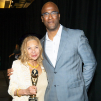 Dr. Pierre Theodore, 2020 winner of the GlobalMindED Inclusive Leader Award for Health and Wellness, with Dr. Linda Thompson, 2024 recipient of the award. 